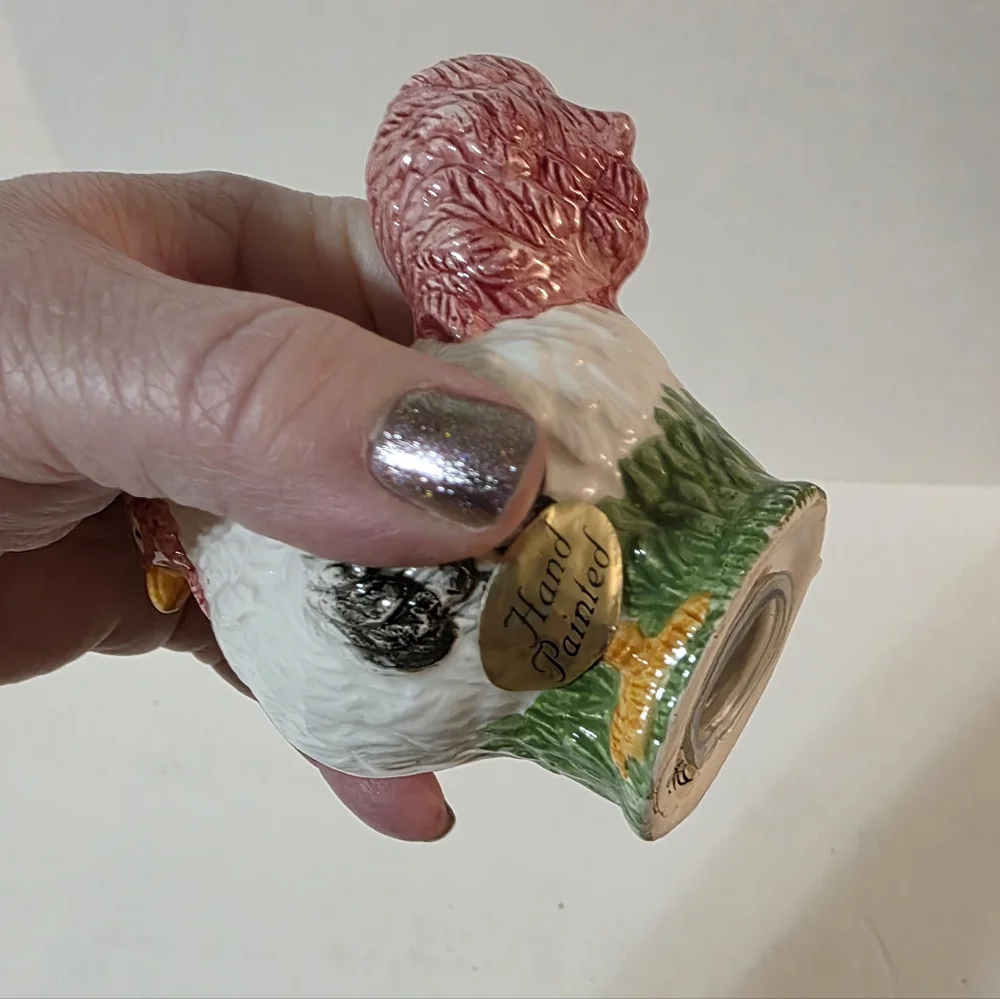 Papel Rooster Hen Salt Pepper Shaker Set Farmhouse Spring #247